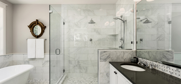 bathroom shower door installation in Daly City